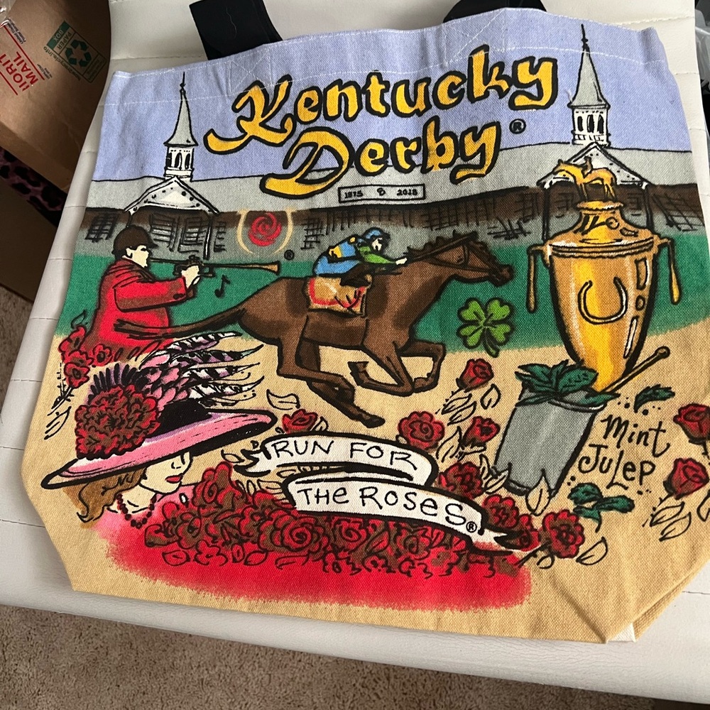 Colorful Kentucky Derby Tote